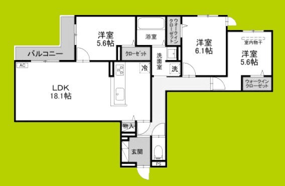 ドレ　Ⅰ 間取り