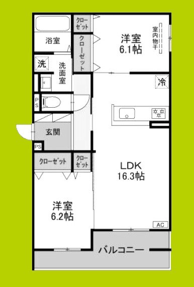 ドレ　Ⅰ 間取り