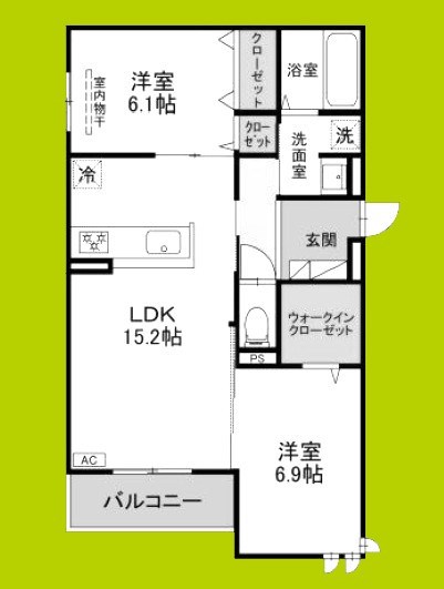 ドレ　Ⅰ 間取り