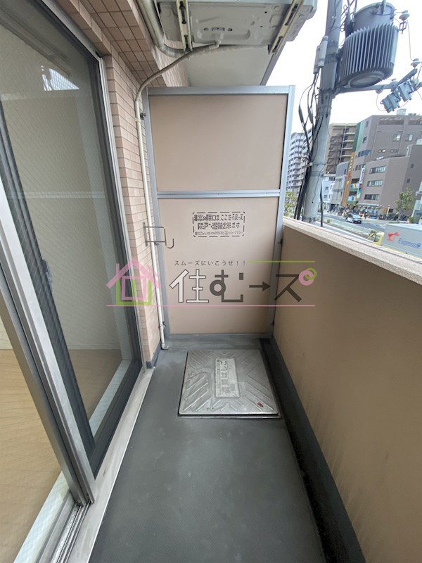 フロンティアタワー九条Ⅱ ベランダ
