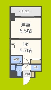 フロンティアタワー九条Ⅱ 間取り