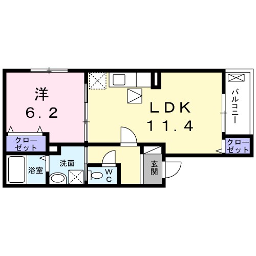 プランドール高安 間取り