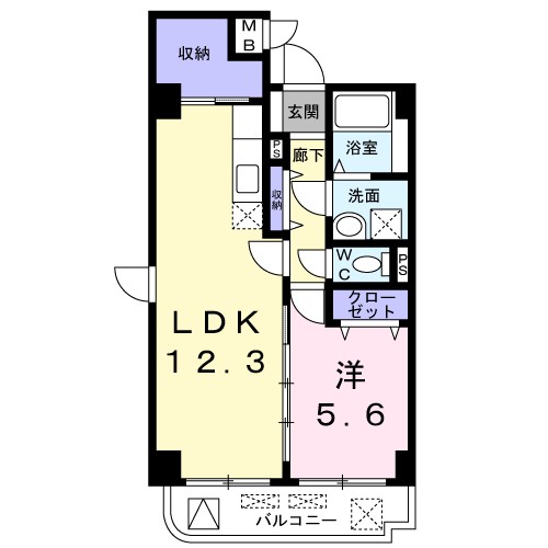 メゾン　ド　ボヌール　上尾 間取り