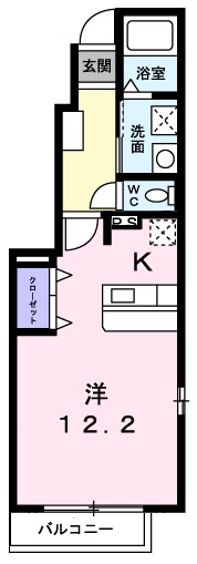 プラッツ　くみのき 間取り