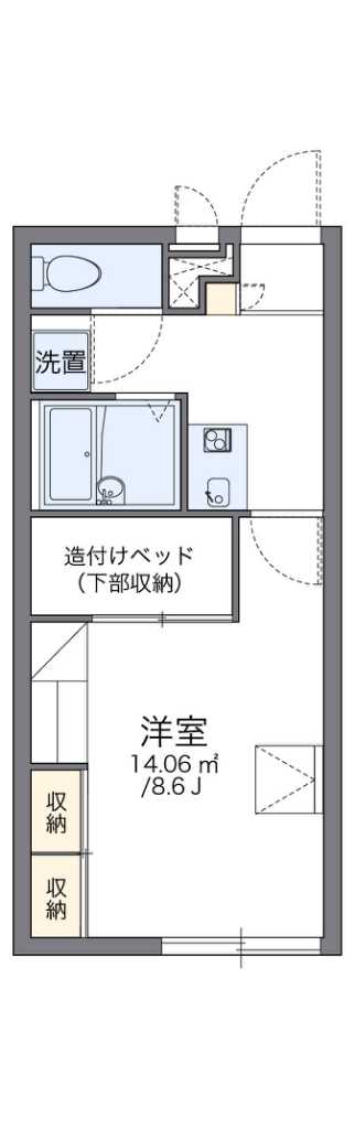 レオパレス悠 間取り