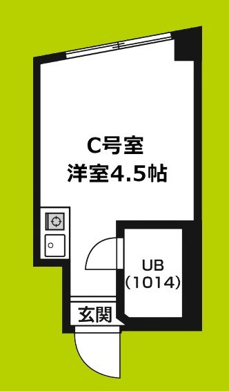 マンションイン天下茶屋  間取り