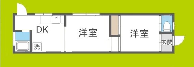 横堤ハイツ 間取り