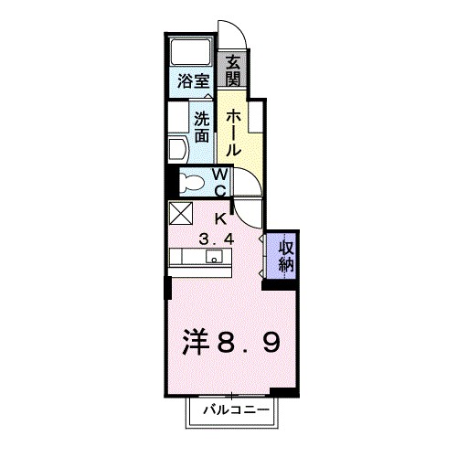 クリプトメリア　アヴェニュ－ 間取り