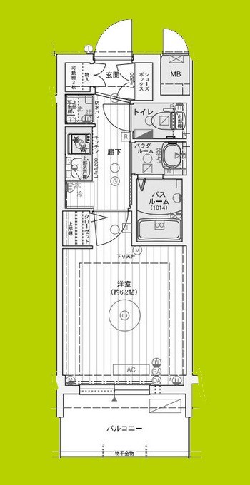 エステムコート大阪プリューム 間取り