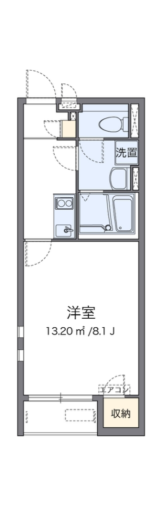 クレイノＯａｋｃｏｕｒｔ長橋Ⅱ 間取り