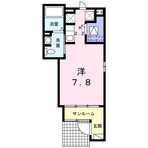 カーサ摩耶　Ⅰ 間取り