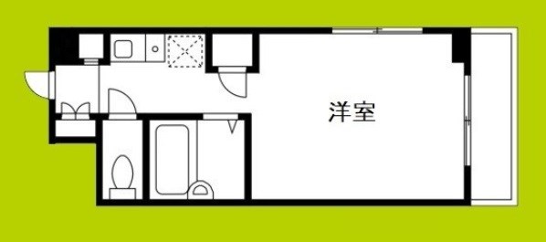 ルーブルCTJR難波 間取り