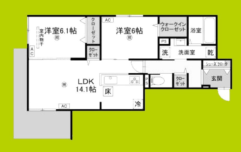 Ｄ-レジデンス豊里 間取り