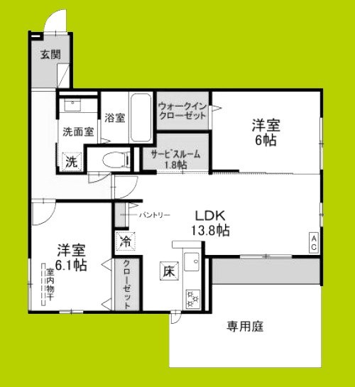 Nigawa　Residence 間取り