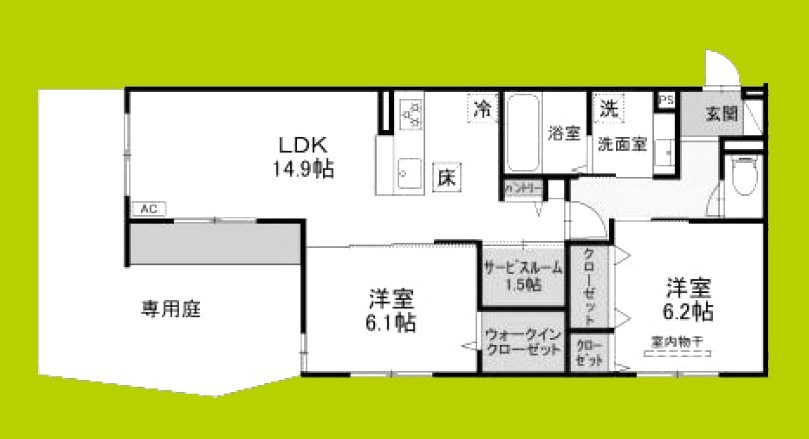Nigawa　Residence 間取り
