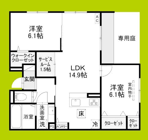 Nigawa　Residence 間取り