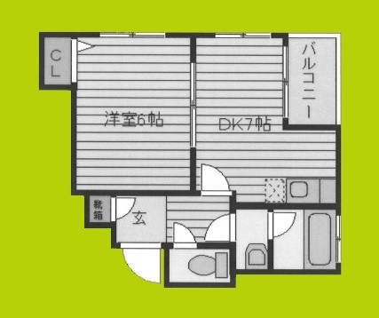 長居大発マンション 間取り