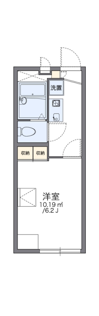 レオパレスラピスラズリ 間取り