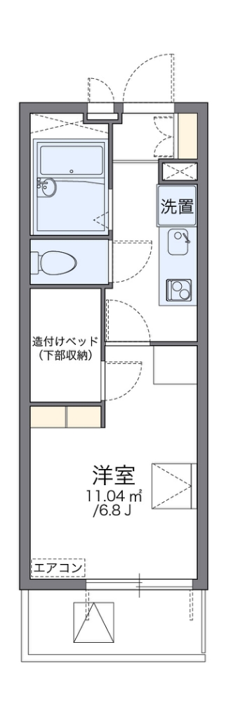 レオパレス東淡路ＷＥＳＴ 間取り