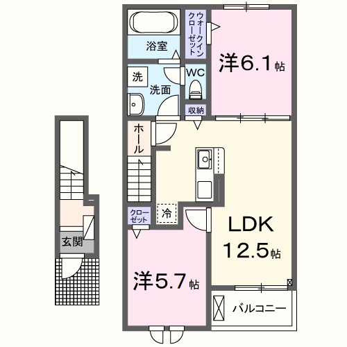 春夏冬Ⅱ 間取り