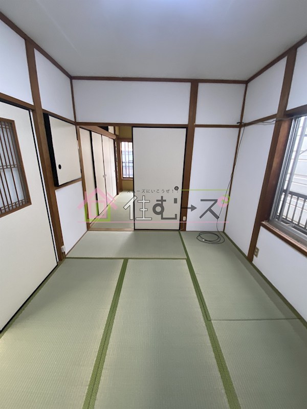 住道矢田ガレージハウス リビング