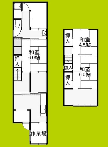 昭和町5丁目貸家 間取り
