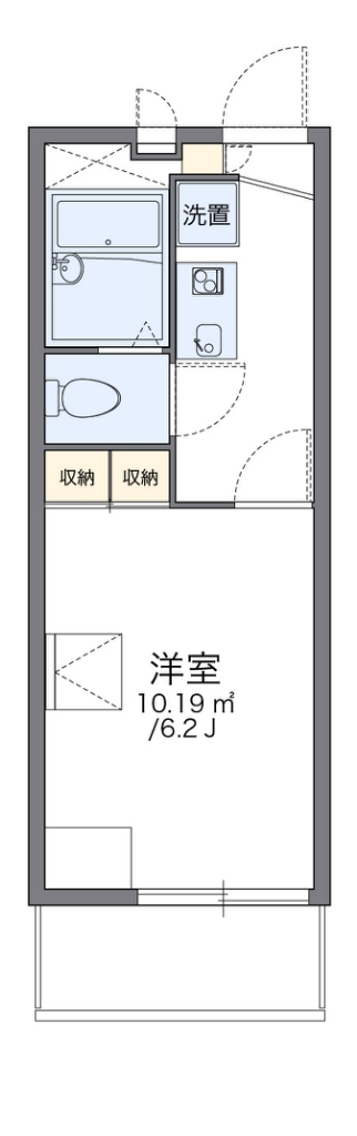 レオパレスたつみ 間取り