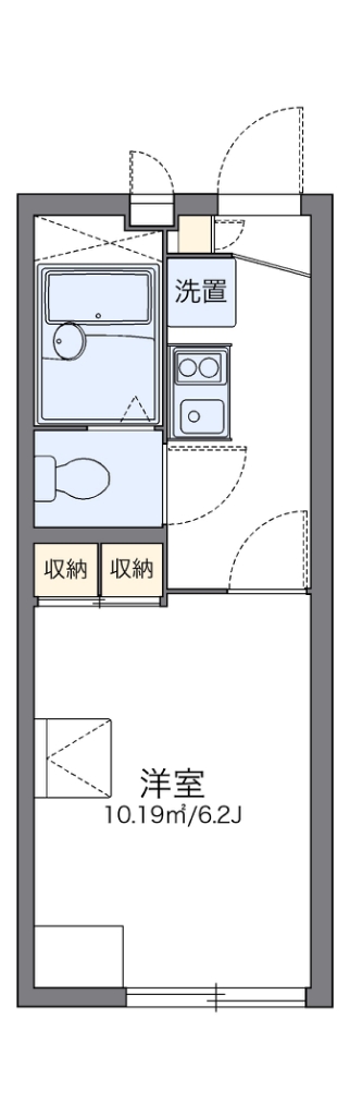 レオパレスつばさ 間取り