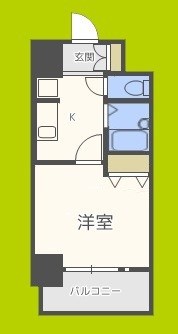 エスリード深江橋 間取り
