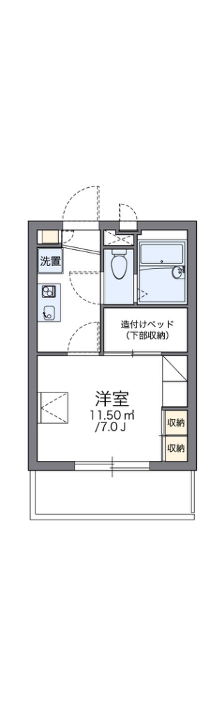 レオパレス天満 間取り