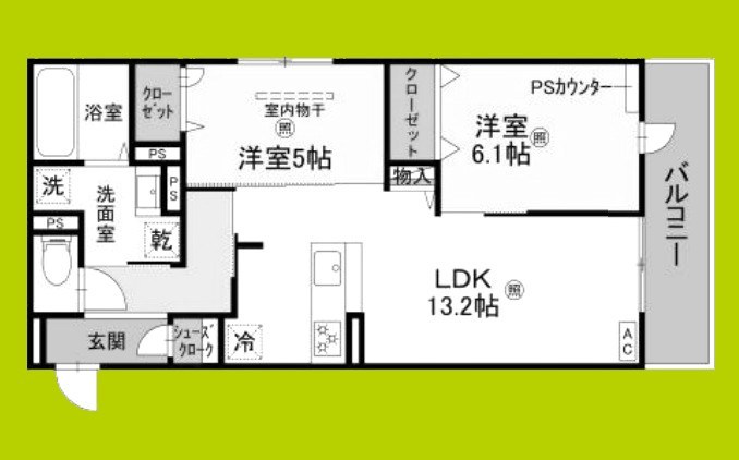 （仮）D-residence中川町 間取り