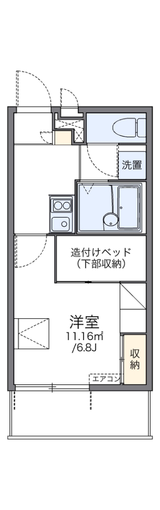 レオパレス寺地 間取り
