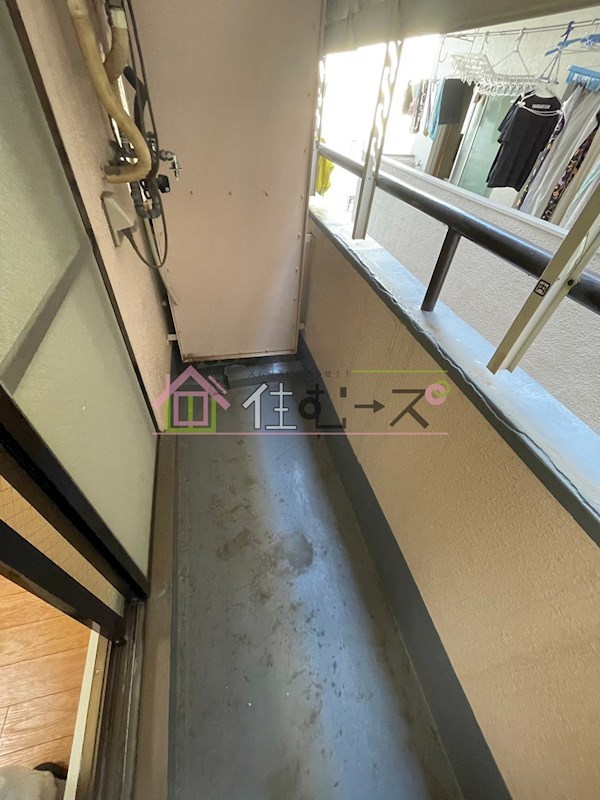 玉出西1024マンション ベランダ