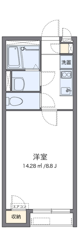 クレイノＹＡＳＡＫＡ 間取り