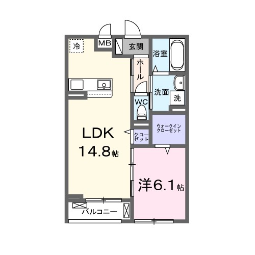 アット楠根 間取り図