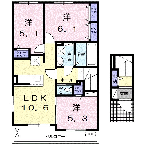 バーレイ 間取り図
