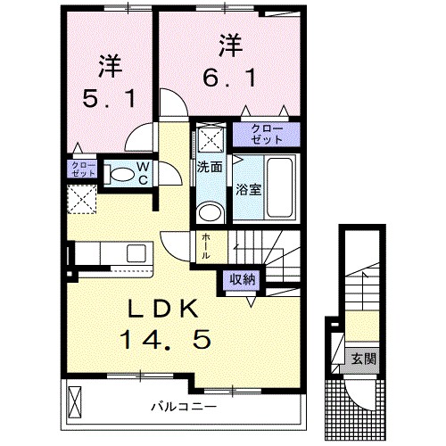 バーレイ 間取り図