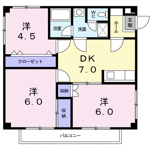 味谷ハイツ 間取り