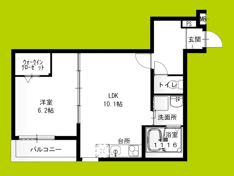 フジパレス高石駅北Ⅴ番館 間取り図