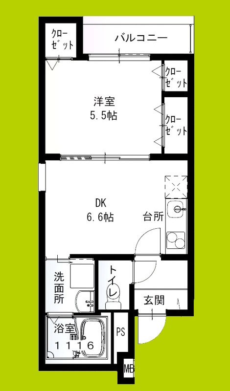 フジパレス高石駅北Ⅴ番館 間取り