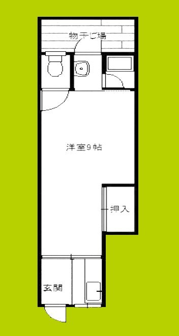 テラスハウス磯路Ⅰ 間取り