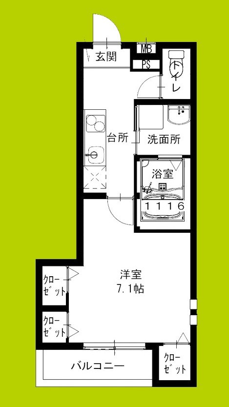 フジパレス堺香ヶ丘イースト 間取り図
