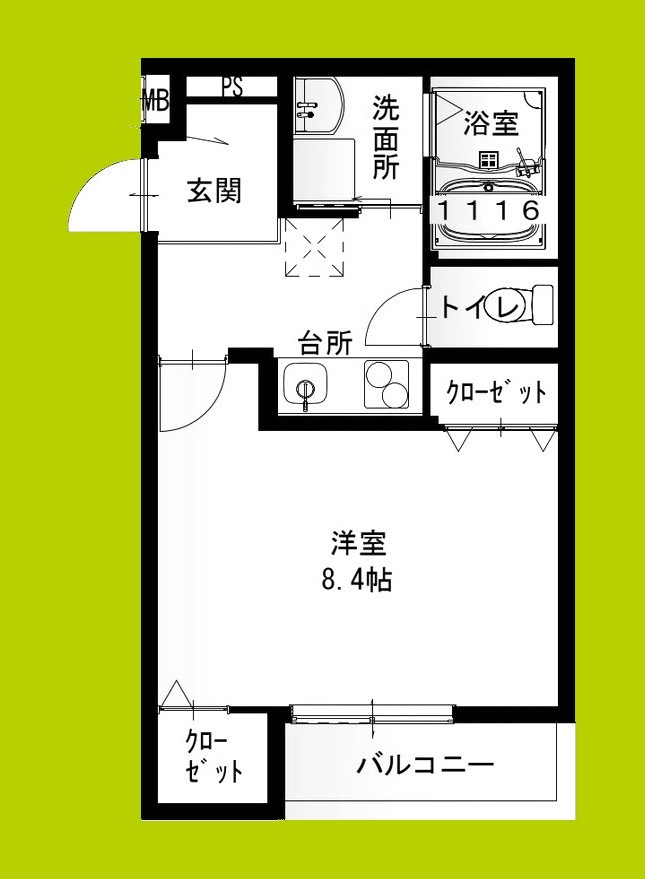 フジパレス南清水町サウス 間取り