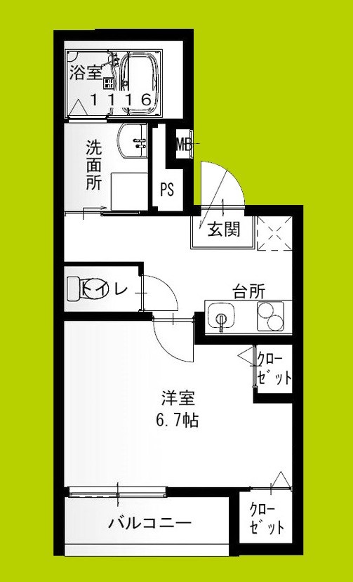 フジパレス堺香ヶ丘ウエスト 間取り