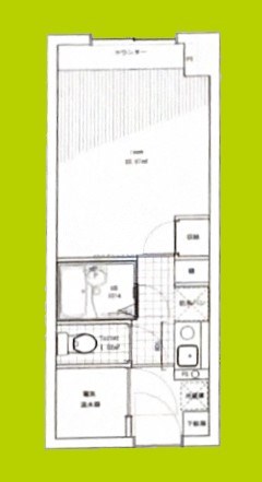 ステュディオ新御堂 間取り