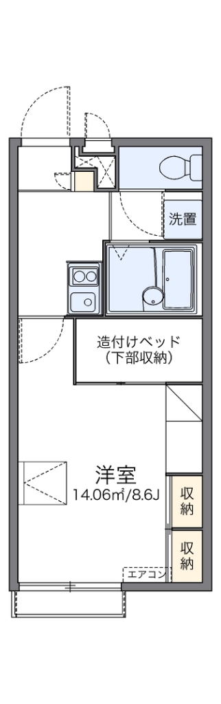 レオパレスリゲル 間取り