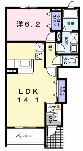 アルカンシェル　コリーヌ１ 間取り