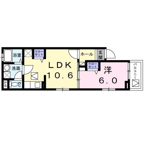 メゾン　ソレイユ 間取り