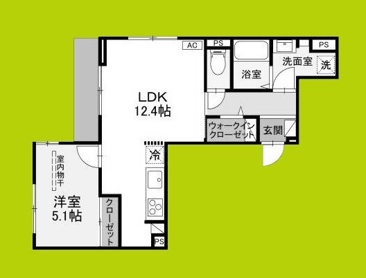 仮称D-ROOM末広町 間取り