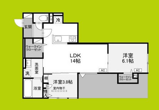仮称D-ROOM末広町 間取り